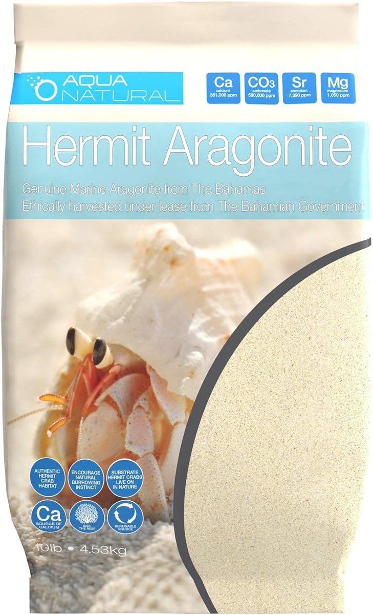 Aqua Natural Hermit Crab Aragonite Sand