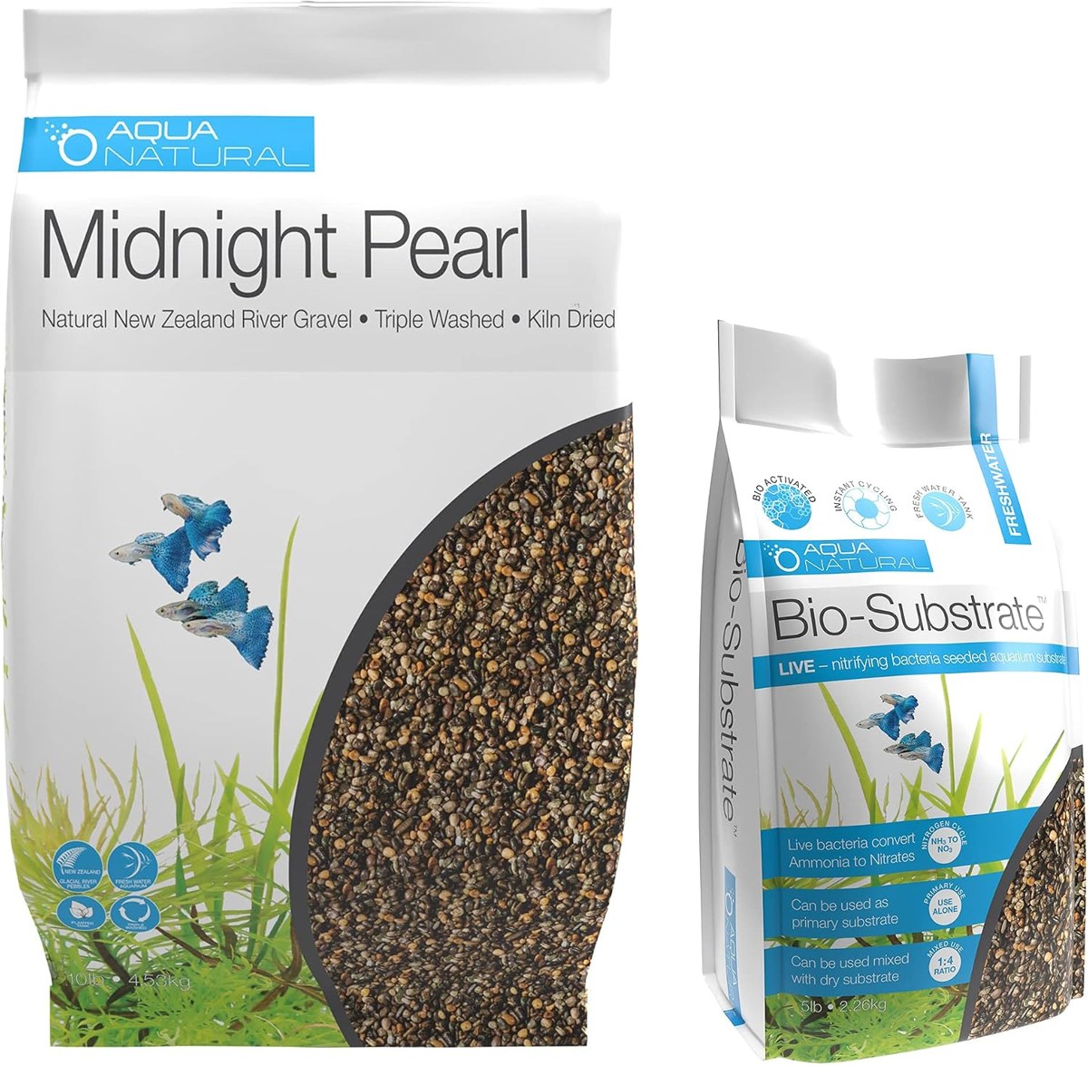 Aqua Natural Midnight Bio + Dry Substrate Kit